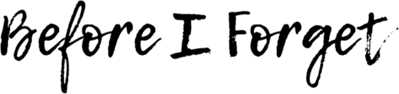 Before I Forget - Clear Logo (World) - 632x149