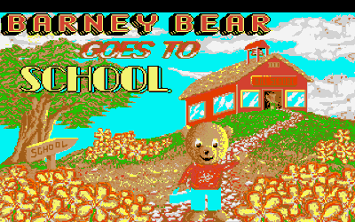 Barney Bear Goes to School - Screenshot - Game Title (World) - 640x400