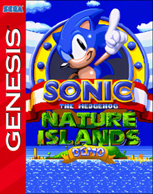 Sonic the Hedgehog: Nature Islands - Fanart - Box - Front (World) - 798x1016