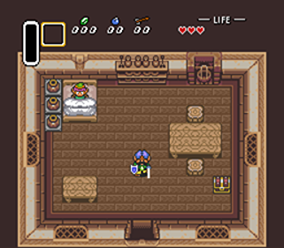 The Legend of Zelda: A Link to the Past - Screenshot - Gameplay (World) - 256x224