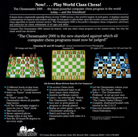 The Chessmaster 2000 - Box - Back (North America) - 1100x1098