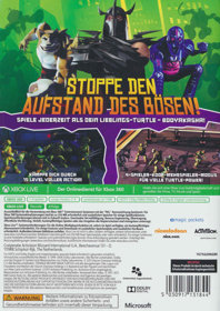 Teenage Mutant Ninja Turtles - Box - Back (Germany) - 600x849