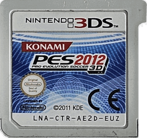 PES 2012: Pro Evolution Soccer 3D - Cart - Front (Europe) - 1016x951