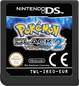 Pokémon Black Version 2 - Cart - Front (Europe) - 517x564