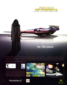 Star Wars: Jedi Starfighter - Advertisement Flyer - Front (United States) - 1732x2200