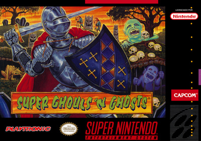 Super Ghouls 'n Ghosts - Box - Front (Brazil) - 2103x1476