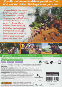 Zoo Tycoon - Box - Back (Germany) - 900x1273
