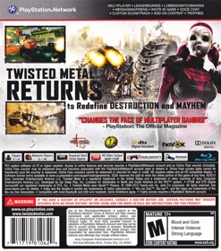 Twisted Metal - Box - Back (United States) - 640x726