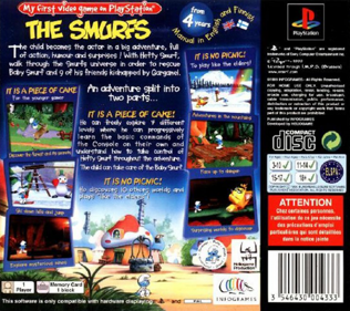 The Smurfs - Box - Back (Europe) - 765x680
