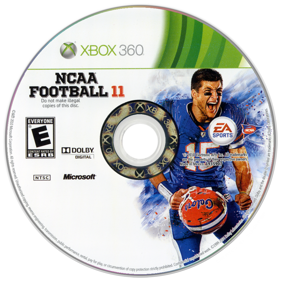 NCAA Football 11 - Disc (North America) - 900x900