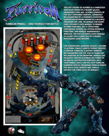 Turrican - Advertisement Flyer - Front (World) - 2400x3000