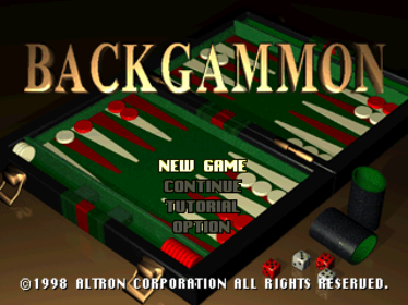 Pro Backgammon - Screenshot - Game Title (Japan) - 640x480