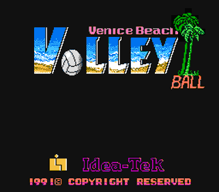 Venice Beach Volleyball - Screenshot - Game Title (North America) - 256x224