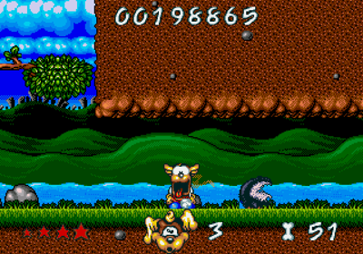 Wonder Dog - Screenshot - Gameplay (World) - 640x448