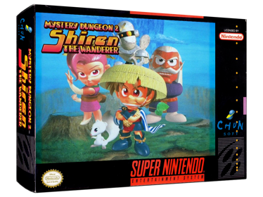 Fushigi no Dungeon 2: Fuurai no Shiren - Box - 3D (World) - 1024x768