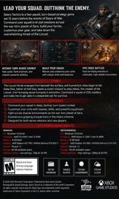 Gears Tactics - Fanart - Box - Back (North America) - 656x1089