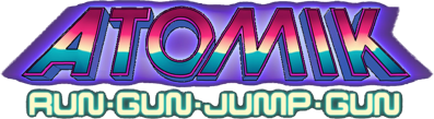 ATOMIK: RunGunJumpGun - Clear Logo (World) - 944x259