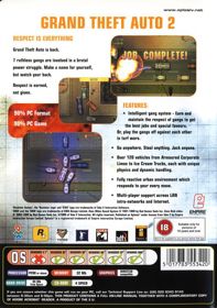 Grand Theft Auto 2 - Box - Back (United Kingdom) - 563x800