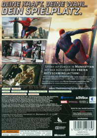 The Amazing Spider-Man - Box - Back (Germany) - 996x1414