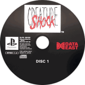 Creature Shock - Disc (Japan) - 600x600