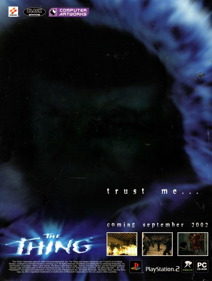 The Thing - Advertisement Flyer - Front (United Kingdom) - 2415x3200