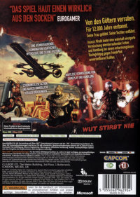 Asura's Wrath - Box - Back (Germany) - 507x712