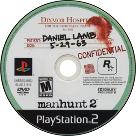 Manhunt 2 - Disc (North America) - 1500x1500