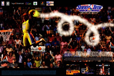 NBA Showtime: NBA on NBC - Advertisement Flyer - Front (North America) - 2446x1650
