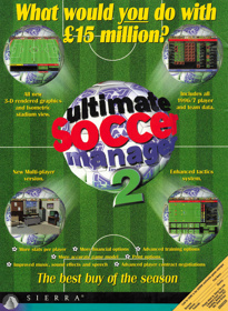 Ultimate Soccer Manager 2 - Advertisement Flyer - Front (United Kingdom) - 1608x2200