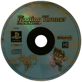Floating Runner: Quest for the 7 Crystals - Disc (Europe) - 600x600
