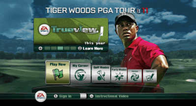 Tiger Woods PGA Tour 11 - Screenshot - Game Select (World) - 2480x1344