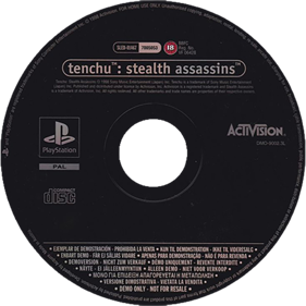Tenchu: Stealth Assassins - Disc (Europe) - 600x600