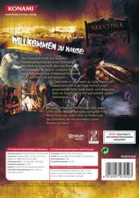 Silent Hill Homecoming - Box - Back (Germany) - 564x800