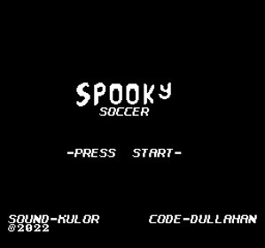 Spooky Soccer - Screenshot - Game Title (World) - 256x240