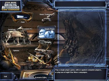 Star Wars: Galactic Battlegrounds: Clone Campaigns - Screenshot - Game Select (Japan) - 800x600