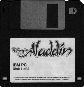 Disney's Aladdin - Cart - Front (Europe) - 490x509
