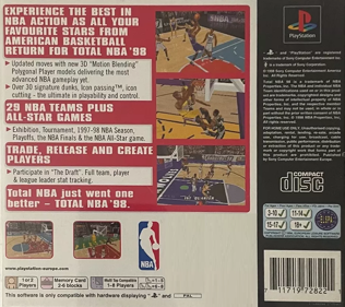 NBA ShootOut 98 - Box - Back (Europe) - 765x680