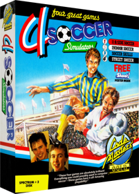 4 Soccer Simulators - Box - 3D (United Kingdom) - 402x562