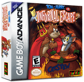 Tom and Jerry in Infurnal Escape - Box - 3D (North America) - 1016x998