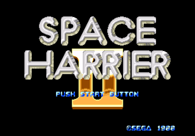 Space Harrier II - Screenshot - Game Title (World) - 640x448