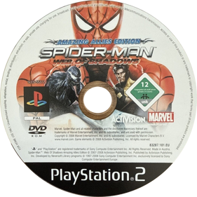 Spider-Man: Web of Shadows: Amazing Allies Edition - Disc (Europe) - 1046x1045