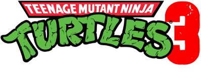 Teenage Mutant Ninja Turtles 3: Shredder's Last Stand - Clear Logo (North America) - 2219x830