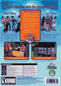The Sims: Life Stories - Box - Back (North America) - 3050x4294