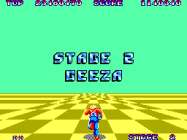 Space Harrier - Screenshot - Gameplay (World) - 512x384