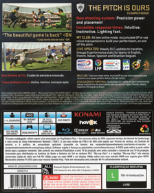 PES 2015: Pro Evolution Soccer - Box - Back (Brazil) - 1119x1400