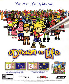 Drawn to Life - Advertisement Flyer - Front (United States) - 1800x2178