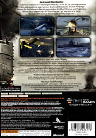 Naval Assault: The Killing Tide - Box - Back (Germany) - 600x861