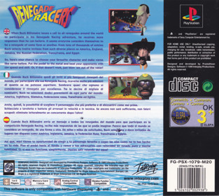 Renegade Racers - Box - Back (Europe) - 1623x1453