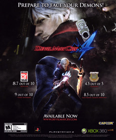 Devil May Cry 4 - Advertisement Flyer - Front (United States) - 1904x2290