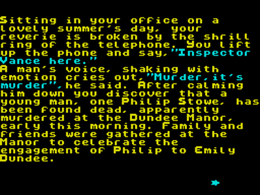 Murder: He Said - Screenshot - Gameplay (Europe) - 256x192